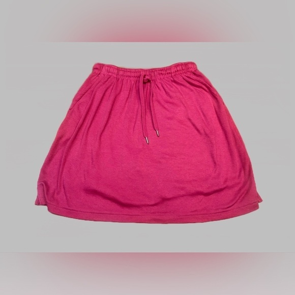 Woman Within Pink Sport Knit Skort with Elastic Waist & Pockets, Size 12 (S) - Picture 4 of 10